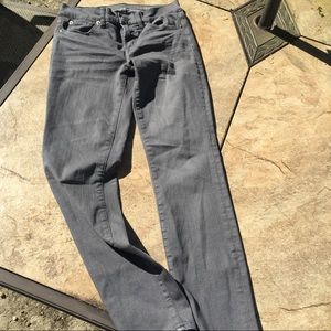 J. Crew Gray Toothpick Jeans Size 25